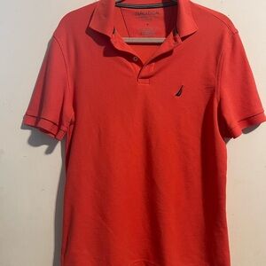 Nautica Men's Red Polo Shirt
